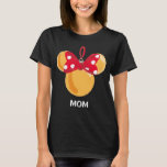 Minnie Mouse Christmas Ornament - Name T-Shirt<br><div class="desc">A Christmas bauble inspired by Disney. This colorful orange graphic features a familiar face... or should I say ears? It's Minnie Mouse. The classic kids character in a festive nod to her cartoon roots. A holiday surprise to delight all the family with this amazing design. Inspire some Christmas cheer this...</div>