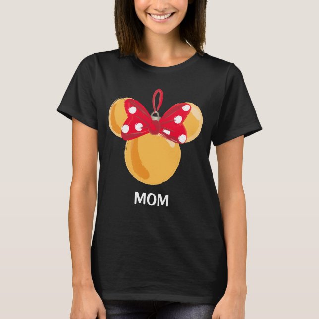 Minnie Mouse Christmas Ornament - Name T-Shirt (Front)