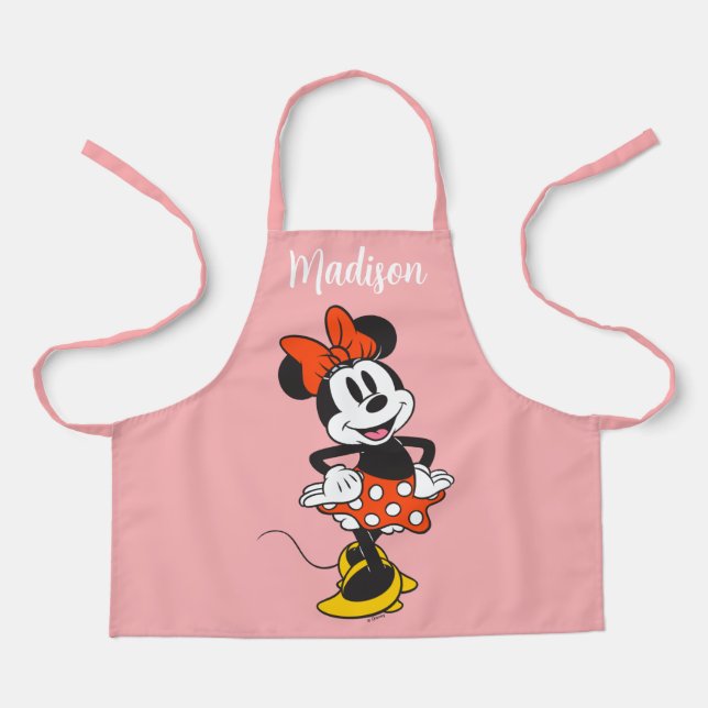 Minnie Mouse Classic Hands on Hips Pose Apron (Front)