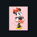 Minnie Mouse Classic Hands on Hips Pose Canvas Print<br><div class="desc">Bright, cheerful, and full of timeless Disney magic, this joyful artwork features Minnie Mouse striking a confident pose in her iconic polka dot skirt and signature bow. With bold colors and a clean, character-forward style, the design perfectly captures Minnie’s upbeat personality and classic charm. Ideal for customizable Zazzle products like...</div>