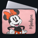 Minnie Mouse Classic Hands on Hips Pose Laptop Sleeve<br><div class="desc">Bright, cheerful, and full of timeless Disney magic, this joyful artwork features Minnie Mouse striking a confident pose in her iconic polka dot skirt and signature bow. With bold colors and a clean, character-forward style, the design perfectly captures Minnie’s upbeat personality and classic charm. Ideal for customizable Zazzle products like...</div>