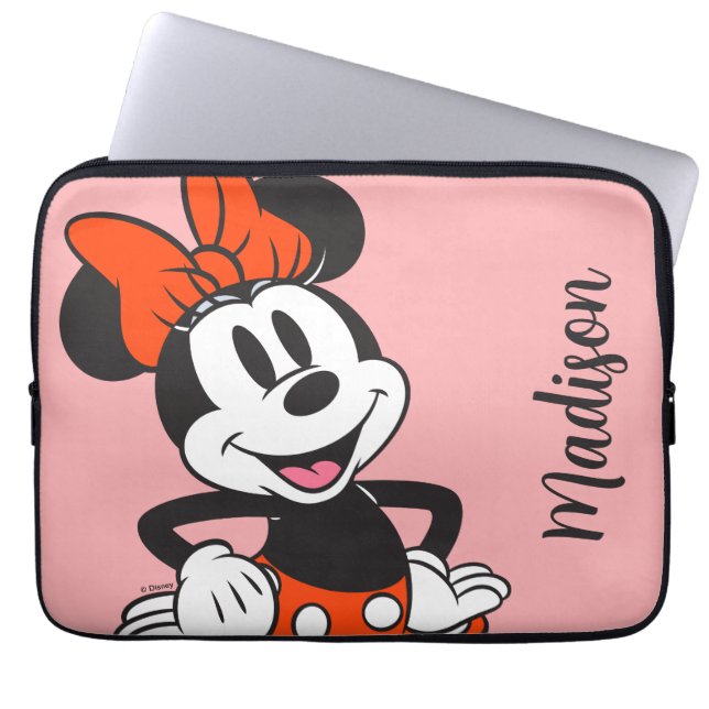 Minnie Mouse Classic Hands on Hips Pose Laptop Sleeve (Front)