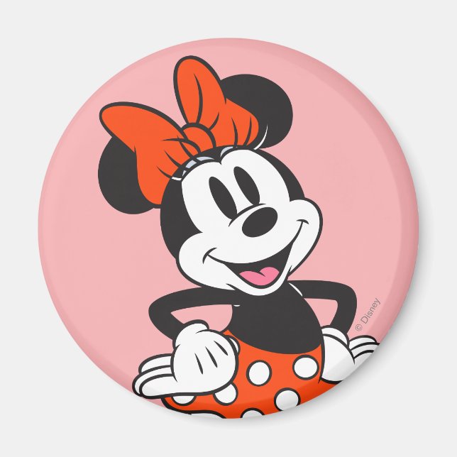 Minnie Mouse Classic Hands on Hips Pose Magnet (Front)