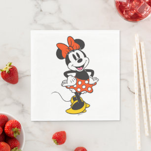 Minnie Mouse Classic Hands on Hips Pose Napkins