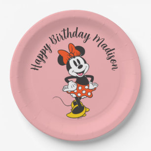 Minnie Mouse Classic Hands on Hips Pose Paper Plates