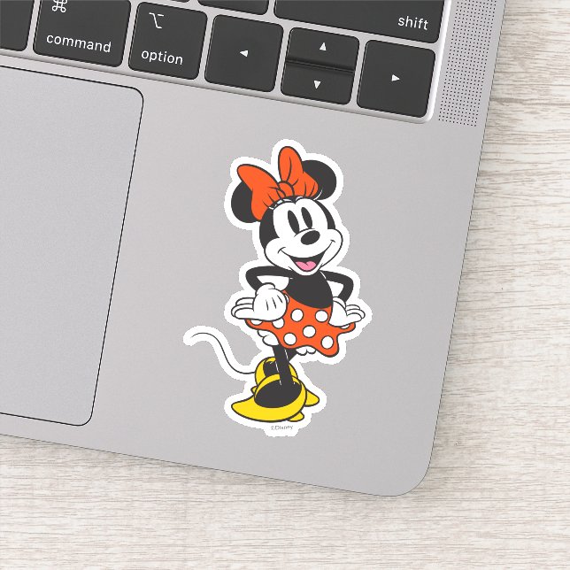 Minnie Mouse Classic Hands on Hips Pose Sticker (Detail)
