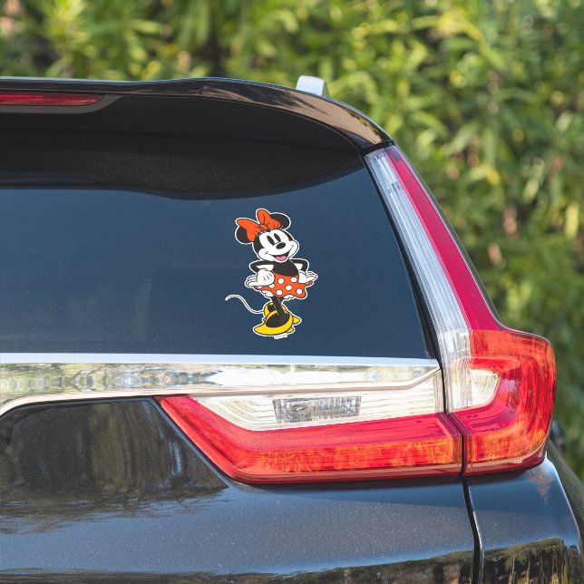 Minnie Mouse Classic Hands on Hips Pose Sticker (Car Side)