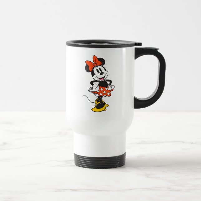 Minnie Mouse Classic Hands on Hips Pose Travel Mug (Right)