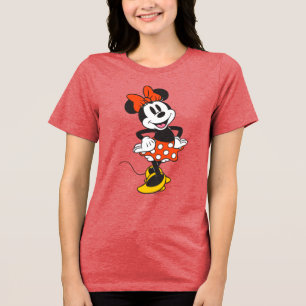 Minnie Mouse Classic Hands on Hips Pose Tri-Blend Shirt