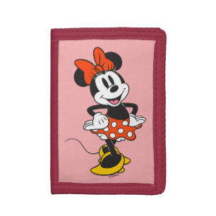 Minnie Mouse Classic Hands on Hips Pose Tri-fold Wallet
