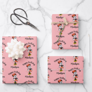 Minnie Mouse Classic Hands on Hips Pose Wrapping Paper Sheets
