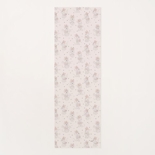 Minnie Mouse Classic Sketch Pattern Yoga Mat