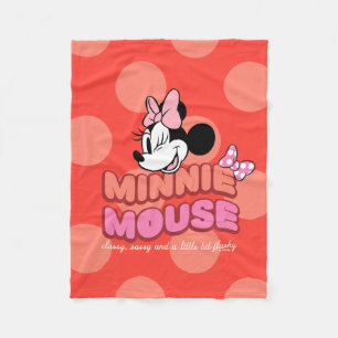 Minnie Mouse Classy Sassy and Flashy Fleece Blanket