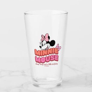 Minnie Mouse Classy Sassy and Flashy Glass