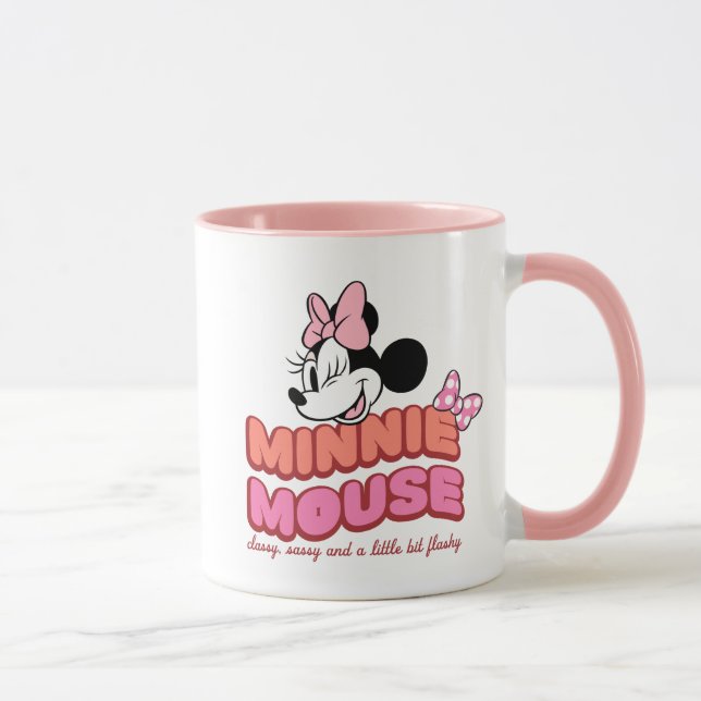 Minnie Mouse Classy Sassy and Flashy Mug (Right)