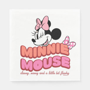 Minnie Mouse Classy Sassy and Flashy Napkins