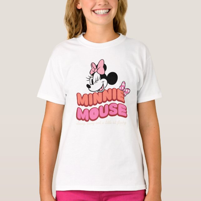 Minnie Mouse Classy Sassy and Flashy T-Shirt (Front)