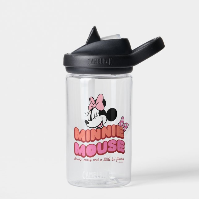Minnie Mouse Classy Sassy and Flashy Water Bottle (Left)