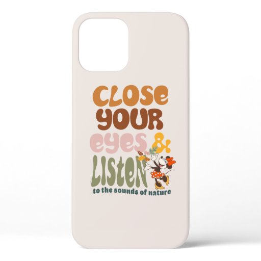 Minnie Mouse |Close Your Eyes & Listen iPhone 12 Case