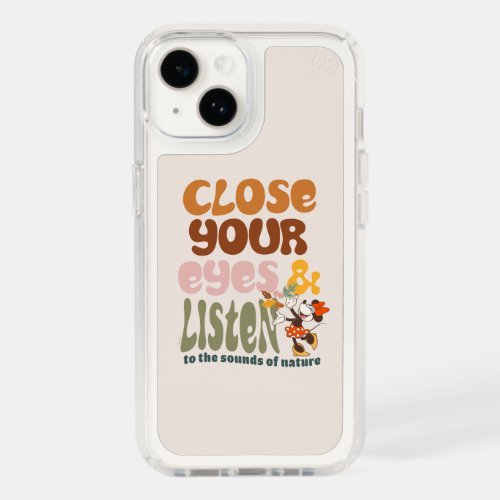 Minnie Mouse Close Your Eyes  Listen Speck iPhone 14 Case