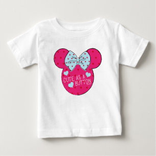 Minnie Mouse Cute as a Button Baby T-Shirt