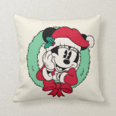 Disney, Mickey & Minnie, Classic Christmas Tree Throw Pillow