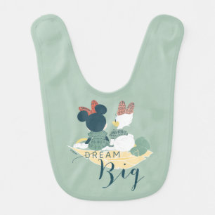 Minnie Mouse & Daisy Duck   Dream Big Baby Bib
