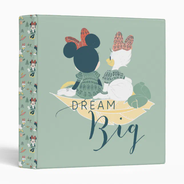 Minnie Mouse & Daisy Duck | Dream Big Binder | Zazzle Minnie Mouse & Daisy Duck | Dream Big Binder | Zazzle