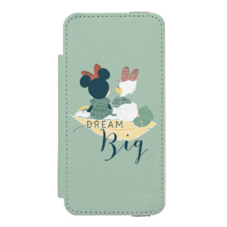 Minnie Mouse & Daisy Duck | Dream Big Wallet Case For iPhone SE/5/5s