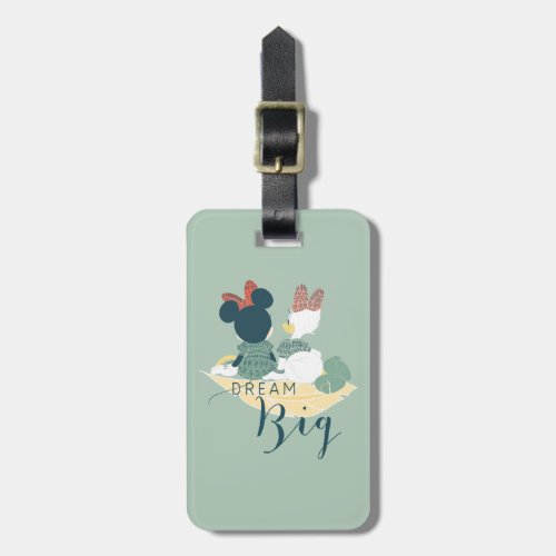 Minnie Mouse  Daisy Duck  Dream Big Luggage Tag