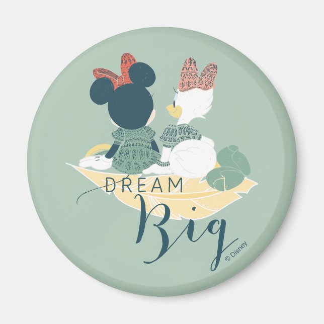 Minnie Mouse & Daisy Duck | Dream Big Magnet (Front)