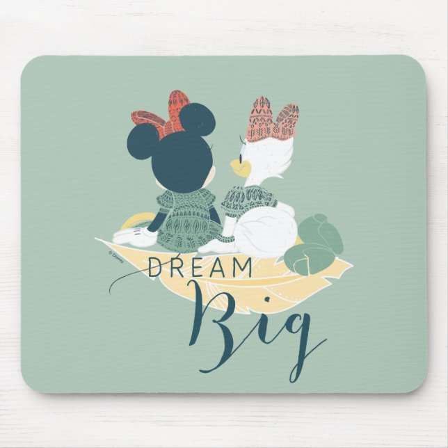Minnie Mouse & Daisy Duck | Dream Big Mouse Pad (Front)