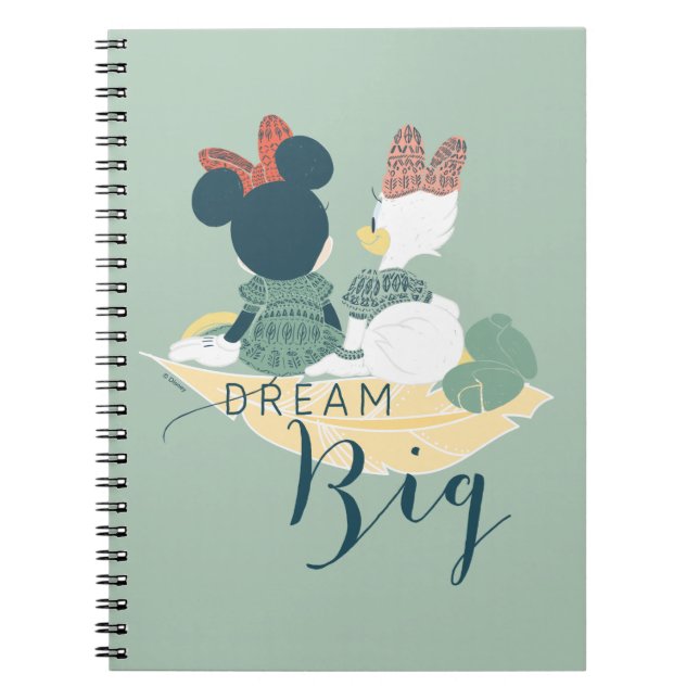 Minnie Mouse & Daisy Duck | Dream Big Notebook (Front)