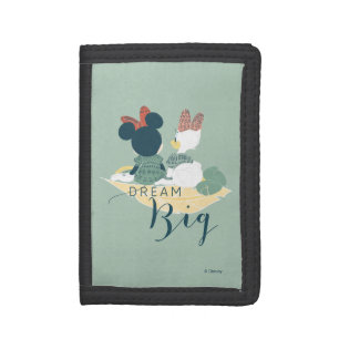 Minnie Mouse & Daisy Duck   Dream Big Tri-fold Wallet