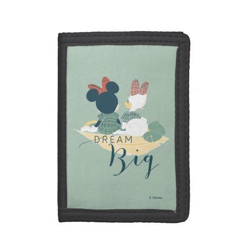 Minnie Mouse  Daisy Duck  Dream Big Tri_fold Wallet