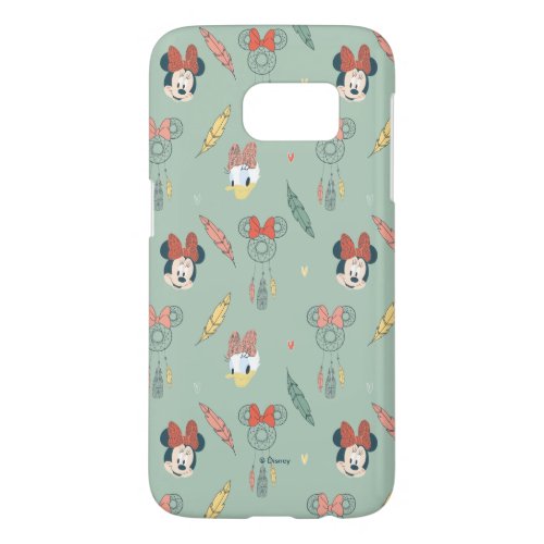 Minnie Mouse  Daisy Duck  Dream Catcher Pattern Samsung Galaxy S7 Case