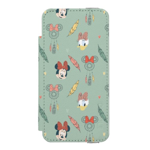 Minnie Mouse  Daisy Duck  Dream Catcher Pattern iPhone SE55s Wallet Case
