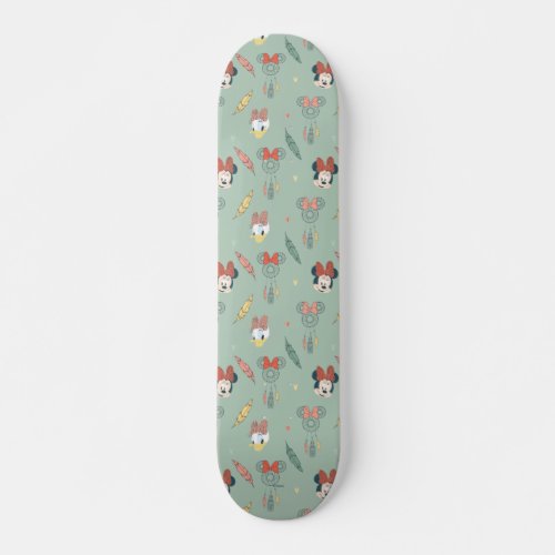 Minnie Mouse  Daisy Duck  Dream Catcher Pattern Skateboard