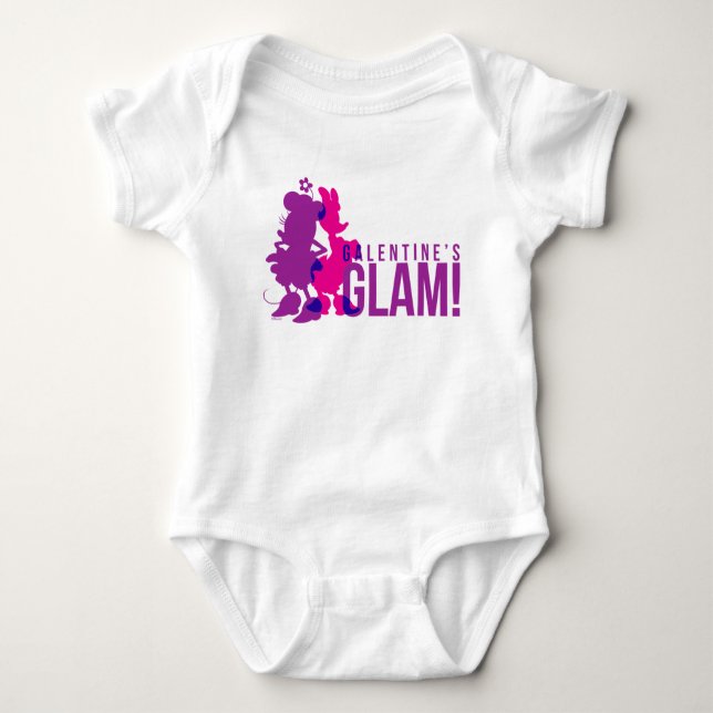Minnie Mouse & Daisy Duck | Galentine's Glam! Baby Bodysuit (Front)