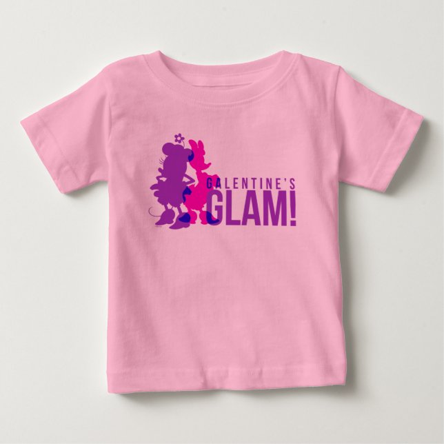 Minnie Mouse & Daisy Duck | Galentine's Glam! Baby T-Shirt (Front)