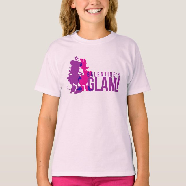 Minnie Mouse & Daisy Duck | Galentine's Glam! T-Shirt (Front)
