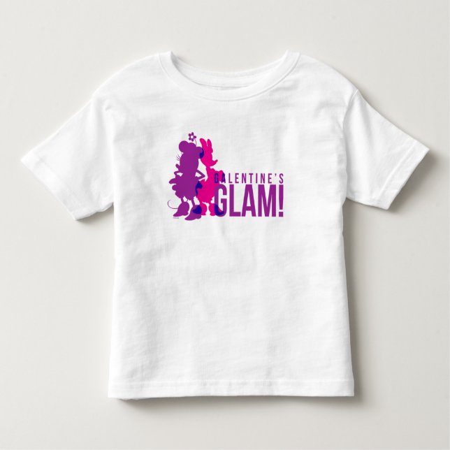 Minnie Mouse & Daisy Duck | Galentine's Glam! Toddler T-shirt (Front)