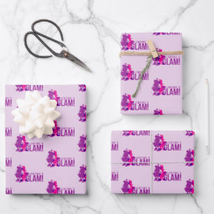 Minnie Mouse & Daisy Duck   Galentine's Glam! Wrapping Paper Sheets
