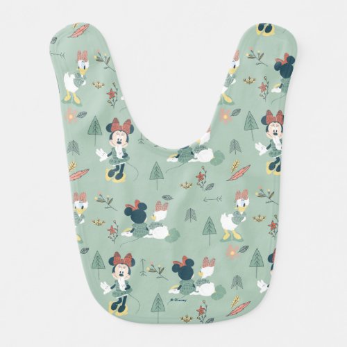 Minnie Mouse  Daisy Duck  Lets Get Away Pattern Bib