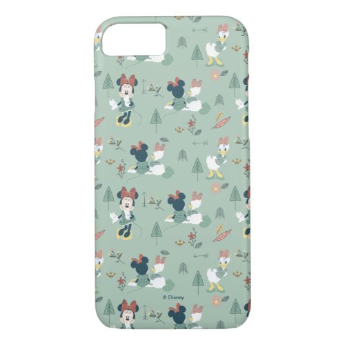 Minnie Mouse  Daisy Duck  Lets Get Away Pattern iPhone 87 Case