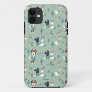 Minnie Mouse & Daisy Duck   Let's Get Away Pattern iPhone 11 Case