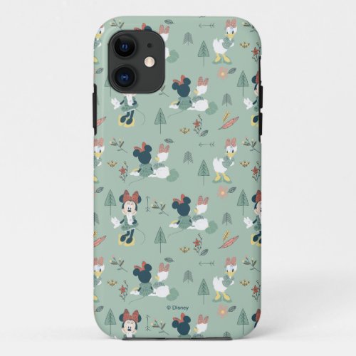 Minnie Mouse  Daisy Duck  Lets Get Away Pattern iPhone 11 Case