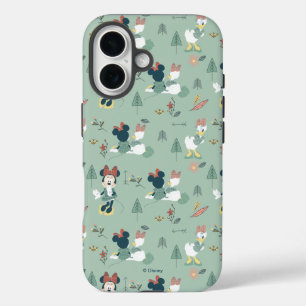 Minnie Mouse & Daisy Duck Let's Get Away Pattern iPhone 16 Case