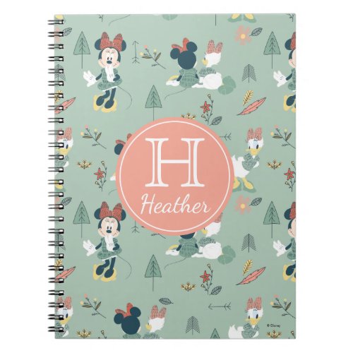 Minnie Mouse  Daisy Duck  Lets Get Away Pattern Notebook