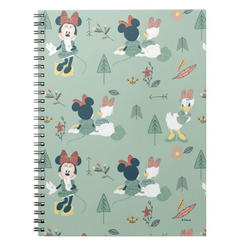 Minnie Mouse  Daisy Duck  Lets Get Away Pattern Notebook